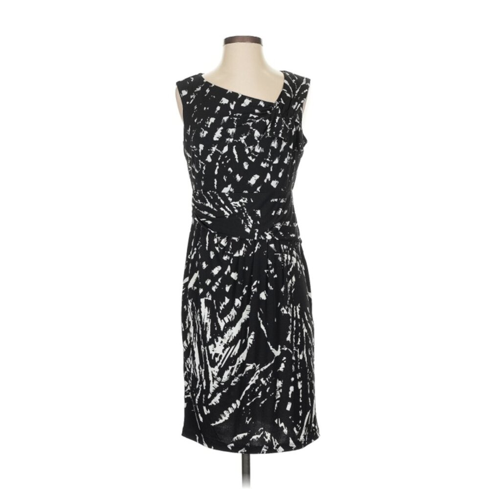 Kasper Casual Dress, Graphic Print, Size M